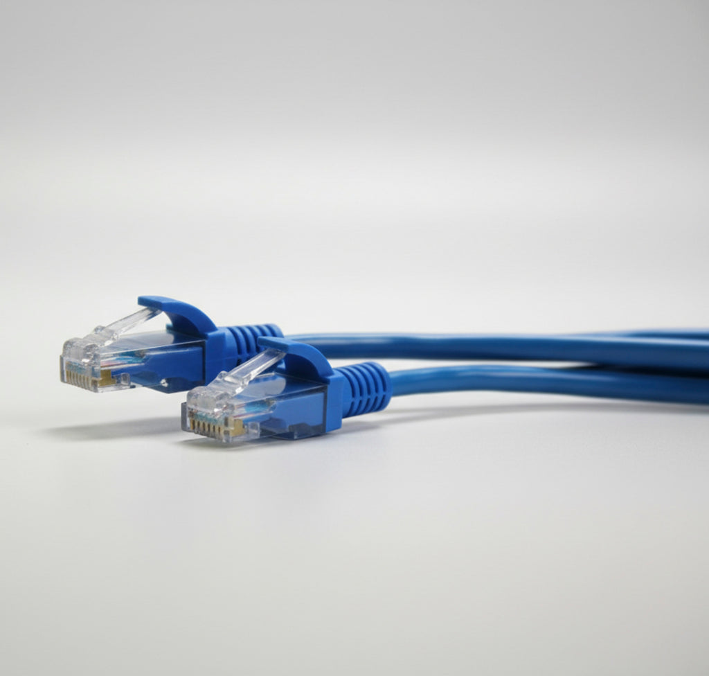 Cabo de Rede Ethernet RJ45 CAT5e 10 Metros Azul Alta Velocidade