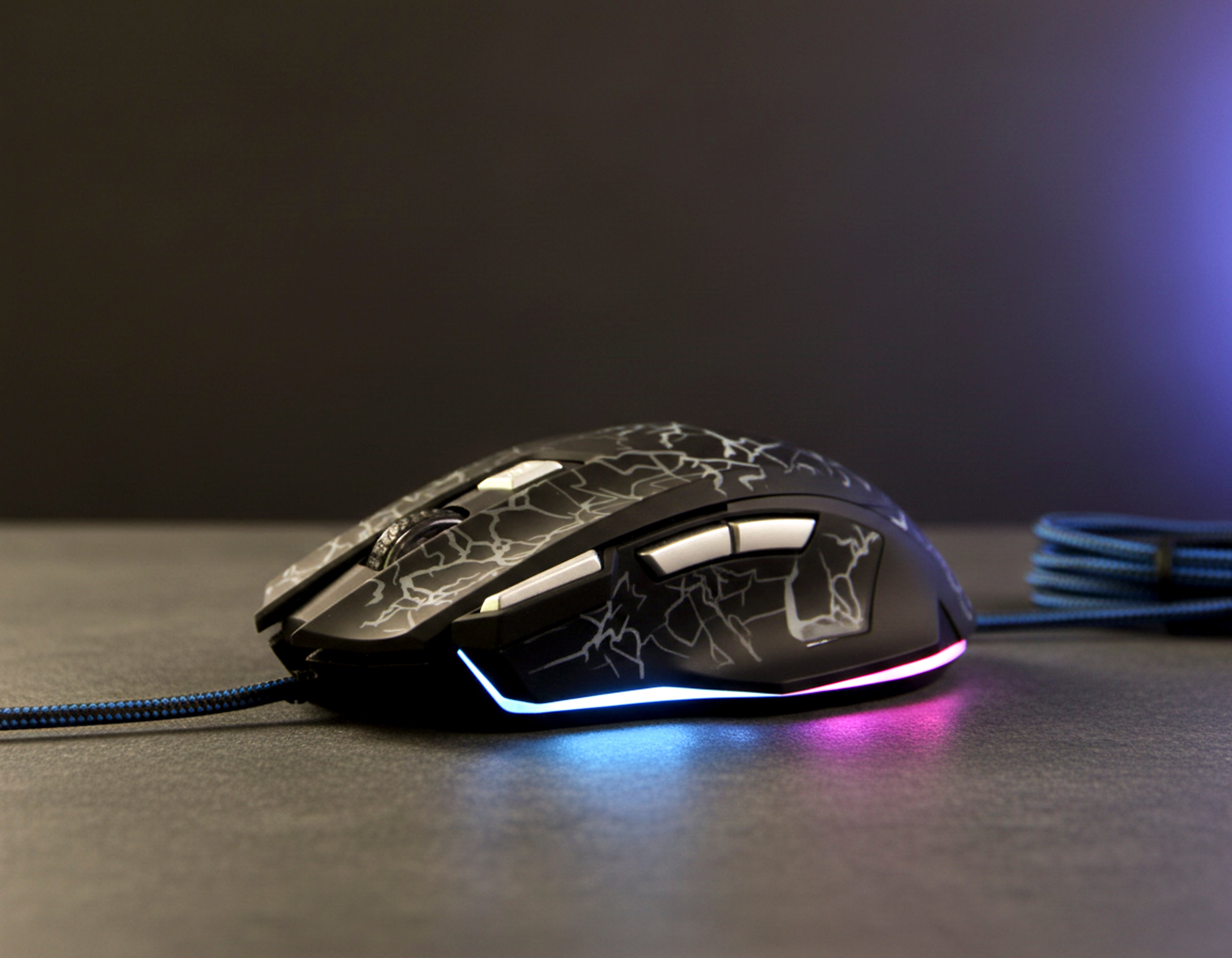 Mouse Gamer Lehmox LEY-A7 RGB USB 2400 DPI 6 Botões LED Gamer