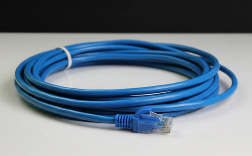 Cabo de Rede Ethernet RJ45 CAT5e 10 Metros Azul Alta Velocidade