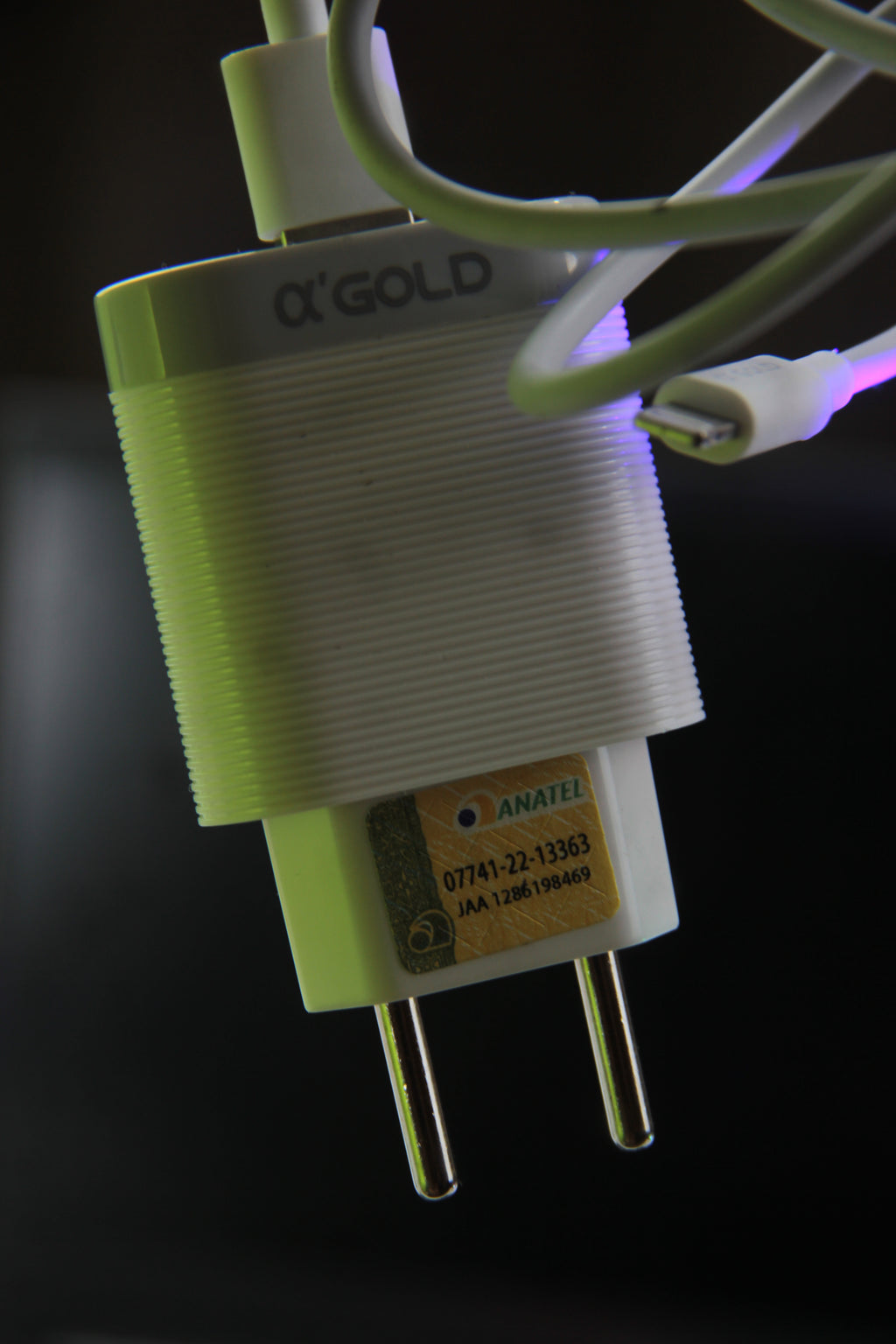 Kit Carregador Turbo 30W 6.1A A'Gold CA39-2 Lightning para iPhone
