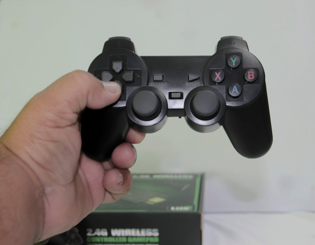Game Stick 4K Lite Console Retrô com 2 Controles Sem Fio + 20.000 Jogos Clássicos HDMI