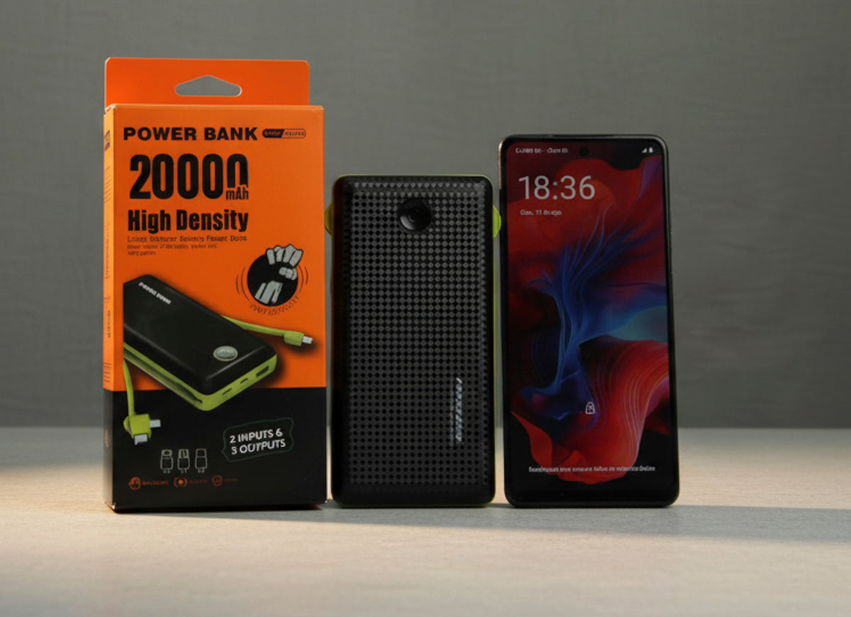 Carregador portátil Power Bank 20.000mAh PN-959 Carregador Portátil 3 Saídas