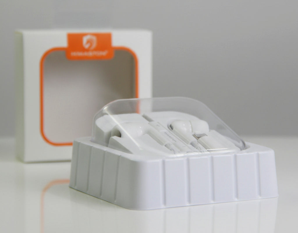 Fone de Ouvido Lightning para iPhone H'Maston RB06 com Microfone e Controle de Volume