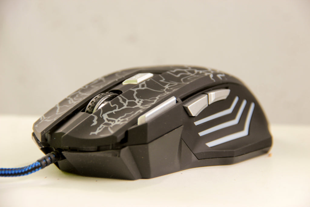 Mouse Gamer Lehmox LEY-A7 RGB USB 2400 DPI 6 Botões LED Gamer