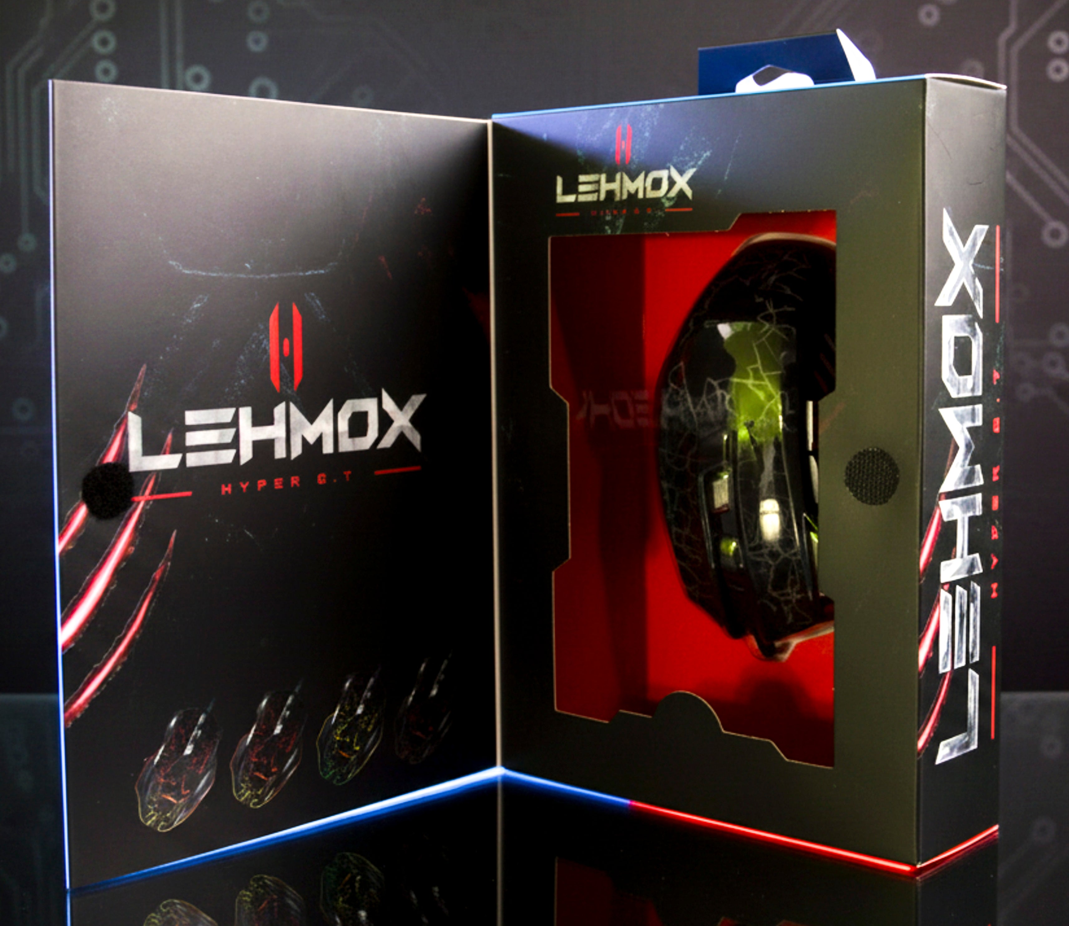 Mouse Gamer Lehmox LEY-A7 RGB USB 2400 DPI 6 Botões LED Gamer