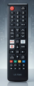 Controle Remoto Smart LE-7265 para TV Samsung Netflix Prime Video