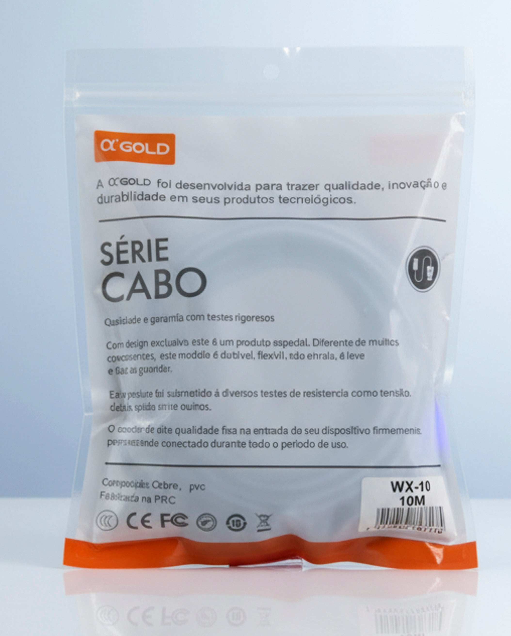 Cabo de Rede Ethernet RJ45 CAT5e 10 Metros Azul Alta Velocidade