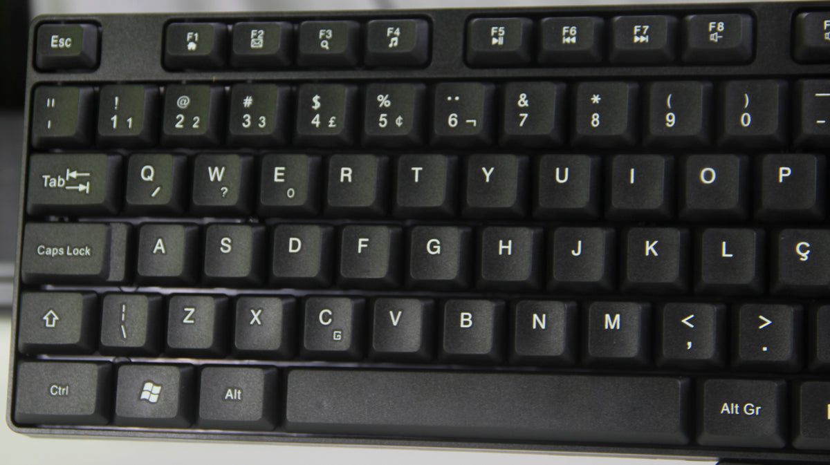 Teclado Maxprint OfficeEasy USB 2.0 ABNT2 Preto 60000153