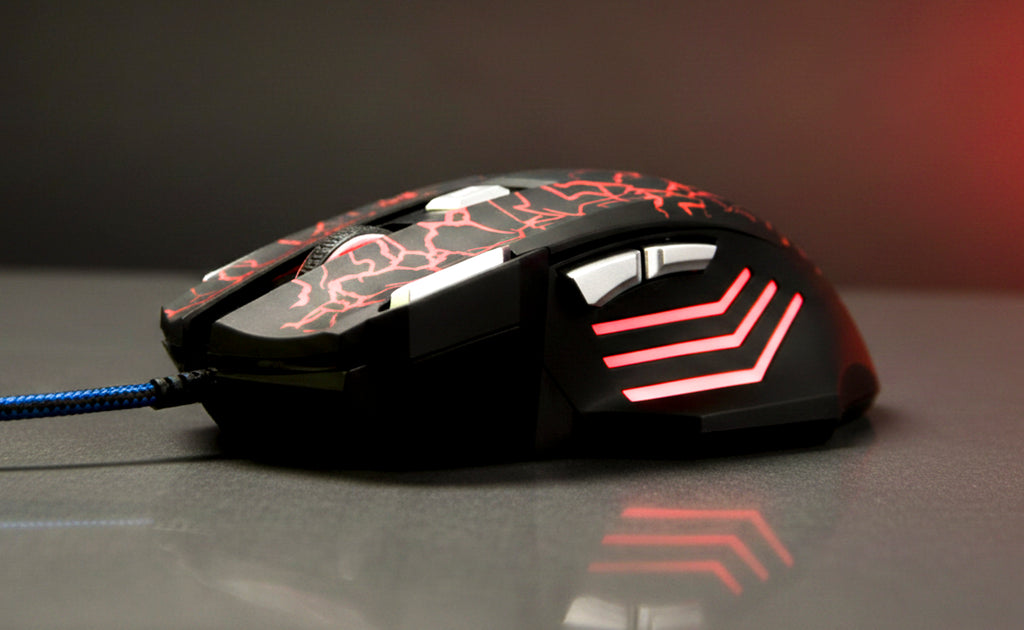 Mouse Gamer Lehmox LEY-A7 RGB USB 2400 DPI 6 Botões LED Gamer