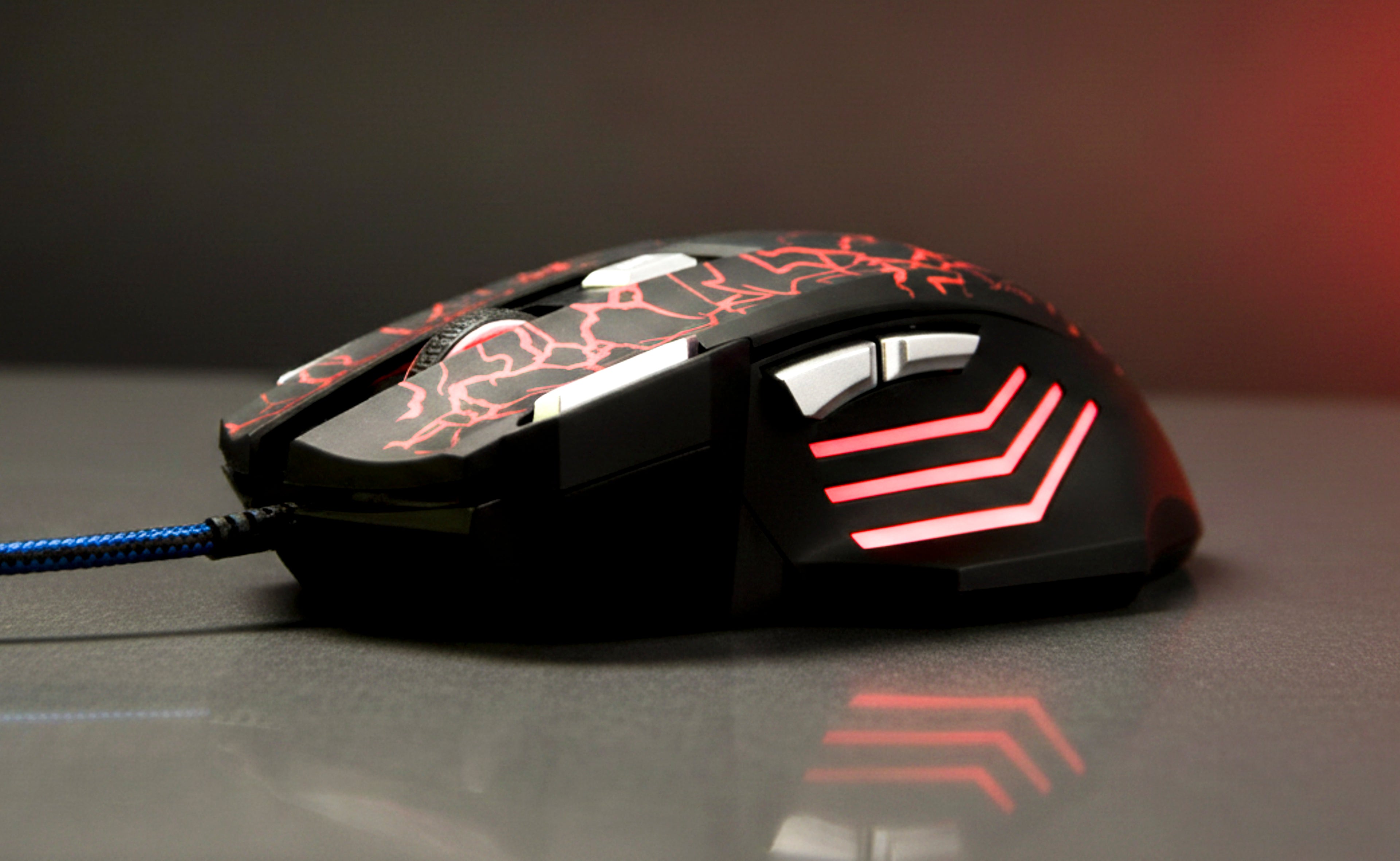 Mouse Gamer Lehmox LEY-A7 RGB USB 2400 DPI 6 Botões LED Gamer