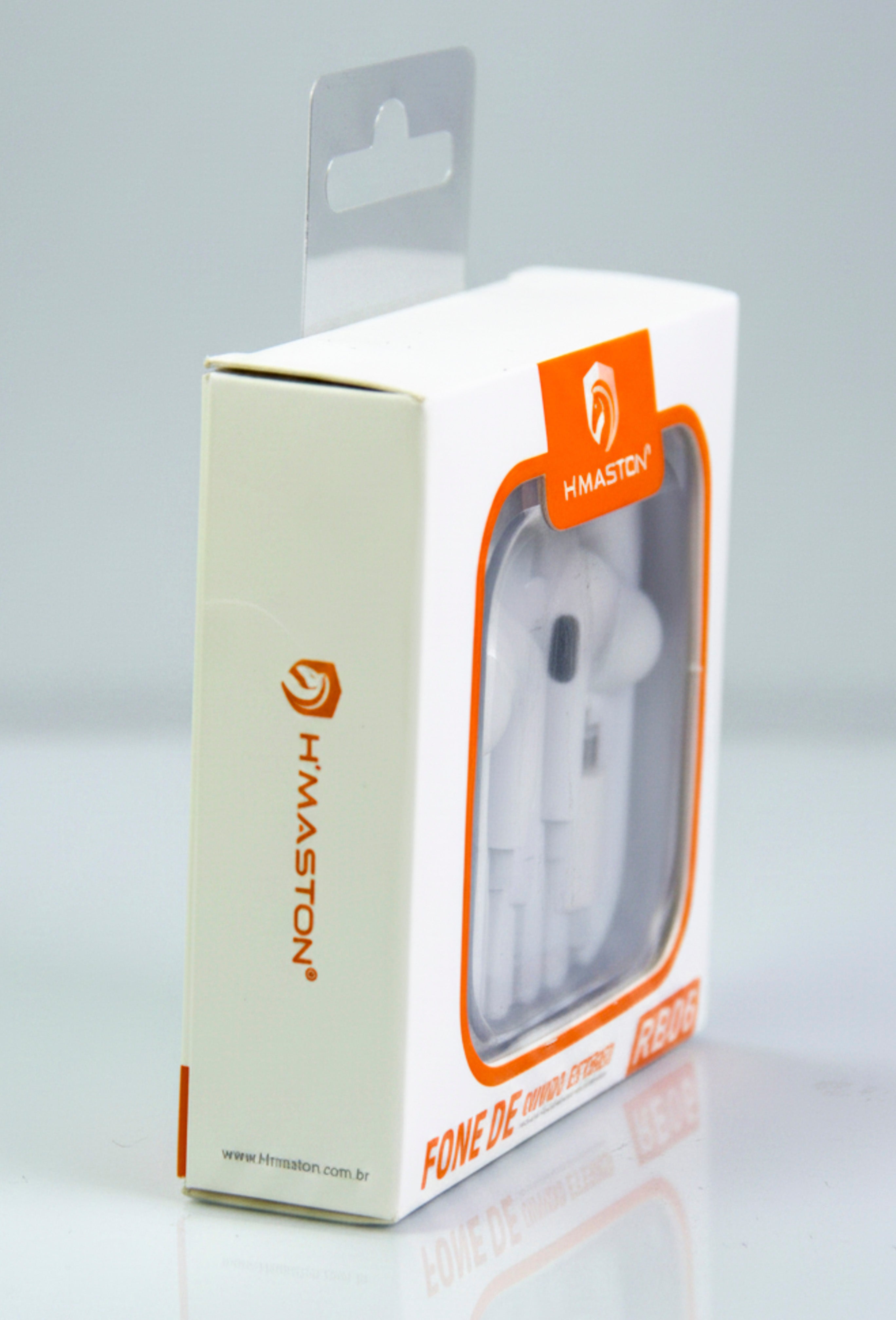 Fone de Ouvido Lightning para iPhone H'Maston RB06 com Microfone e Controle de Volume