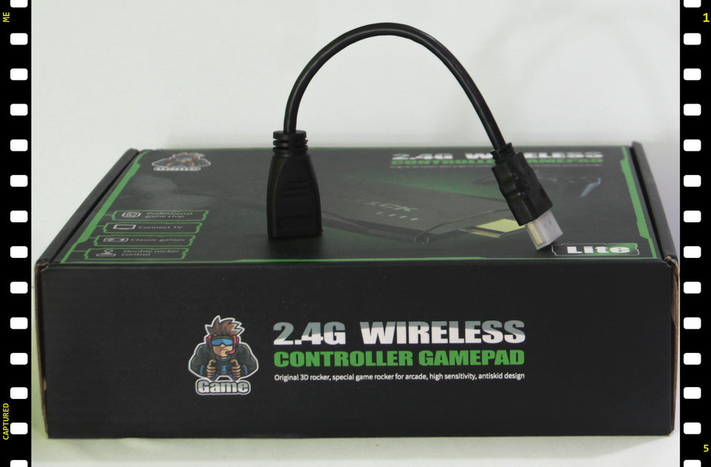 Game Stick 4K Lite Console Retrô com 2 Controles Sem Fio + 20.000 Jogos Clássicos HDMI