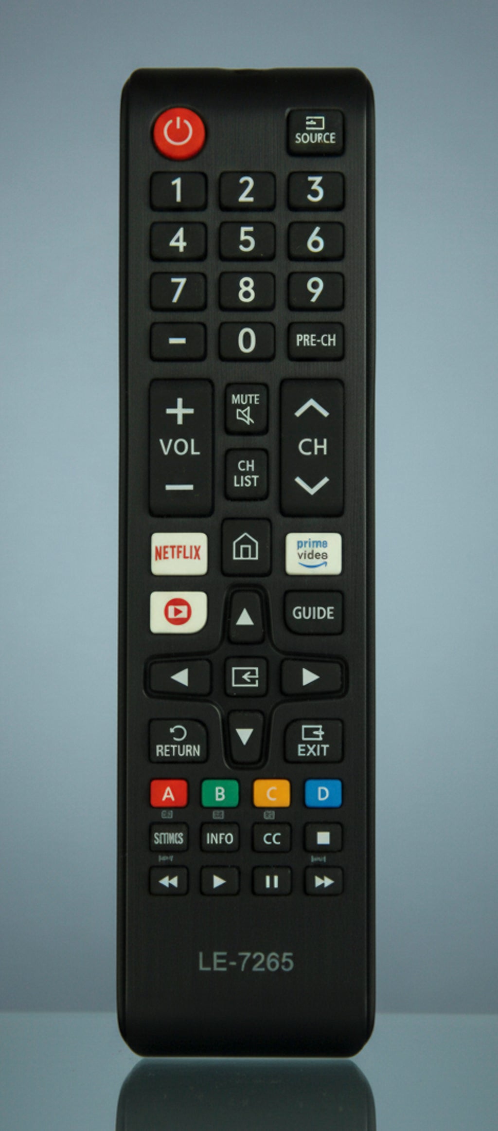 Controle Remoto Smart LE-7265 para TV Samsung Netflix Prime Video