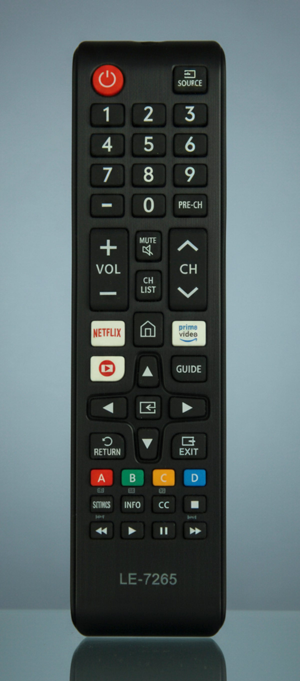 Controle Remoto Smart LE-7265 para TV Samsung Netflix Prime Video