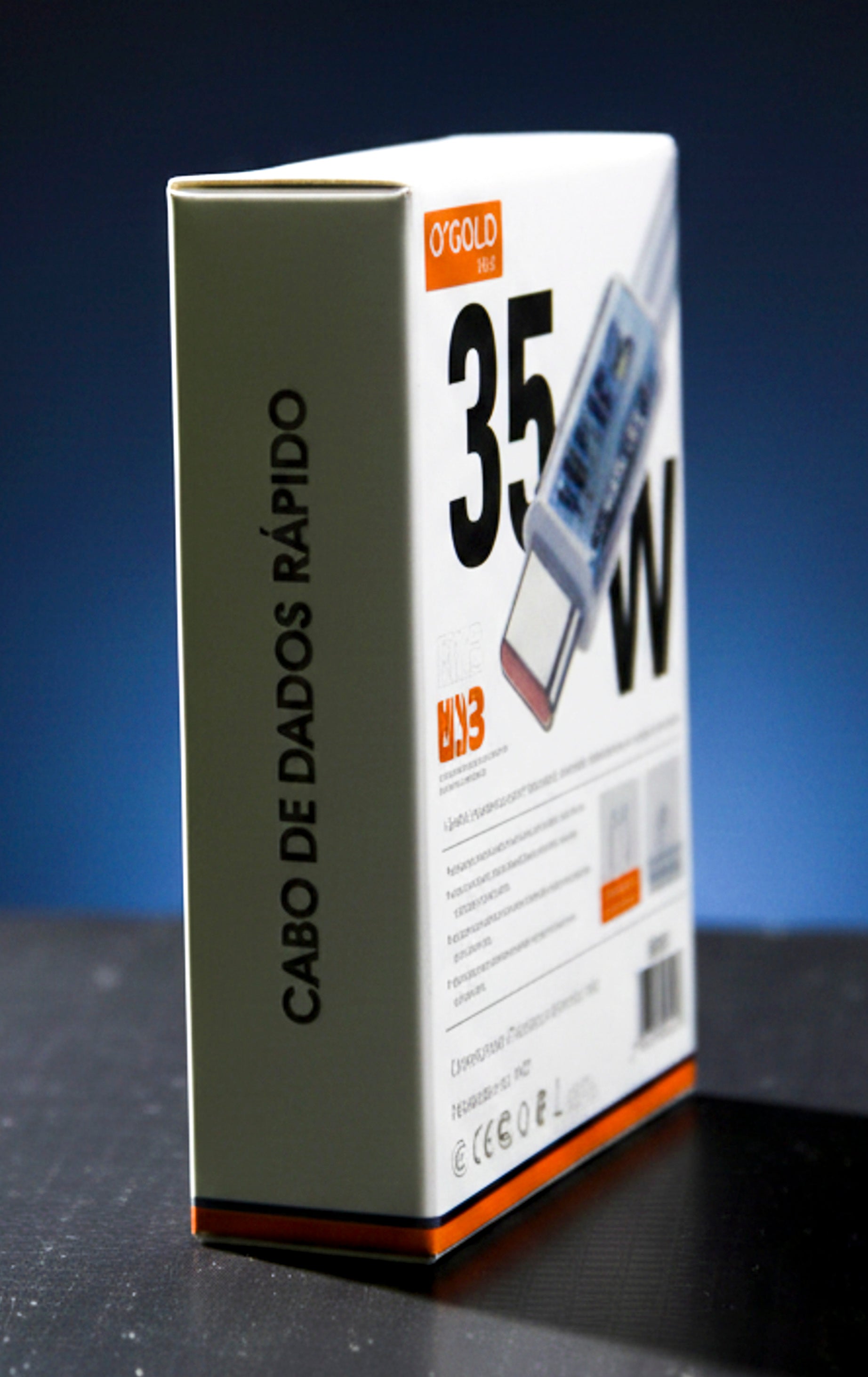 Cabo USB-C Turbo 5A 1 Metro Carregamento Rápido Alpha Gold CB-70