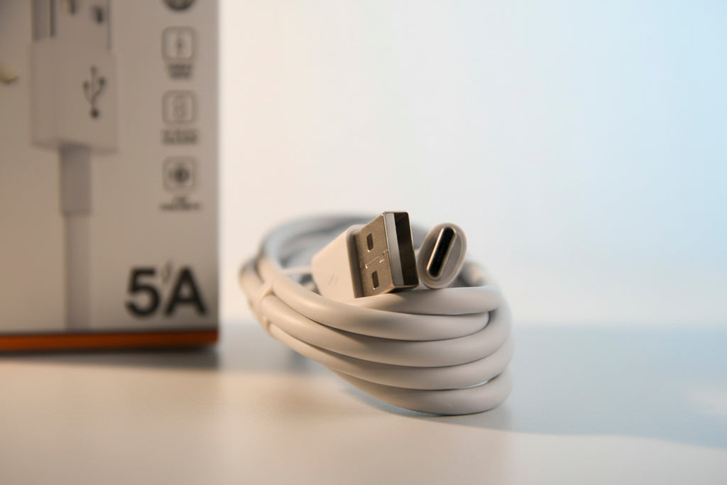Cabo USB-C Turbo 5A 1 Metro Carregamento Rápido Alpha Gold CB-70