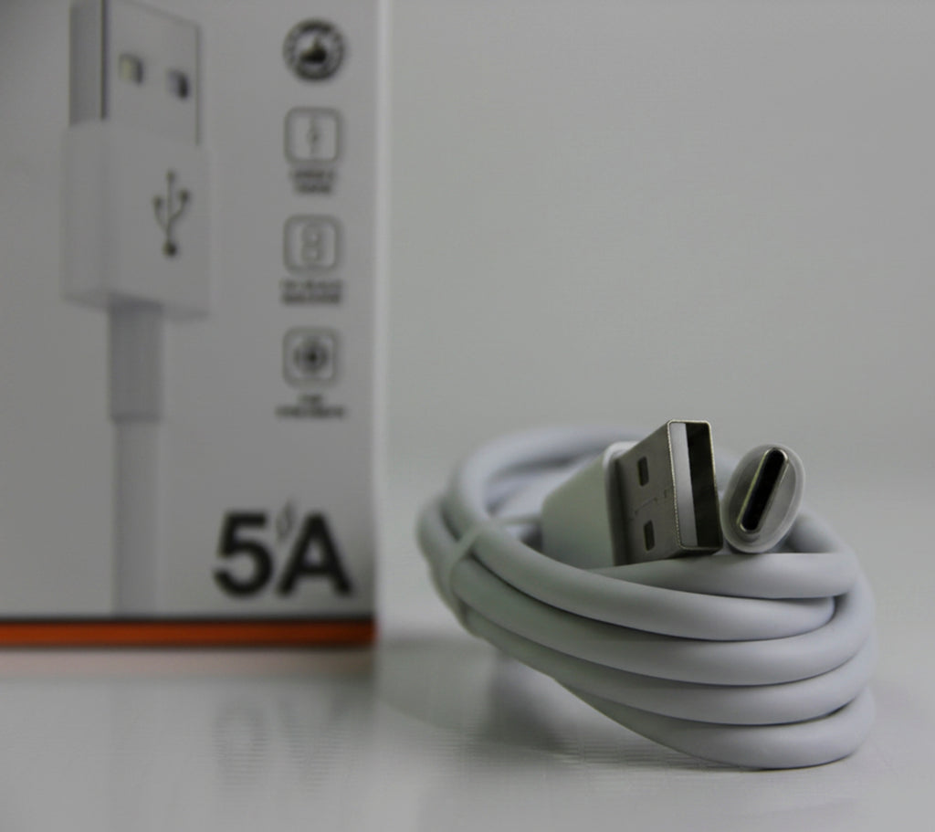 Cabo USB-C Turbo 5A 1 Metro Carregamento Rápido Alpha Gold CB-70