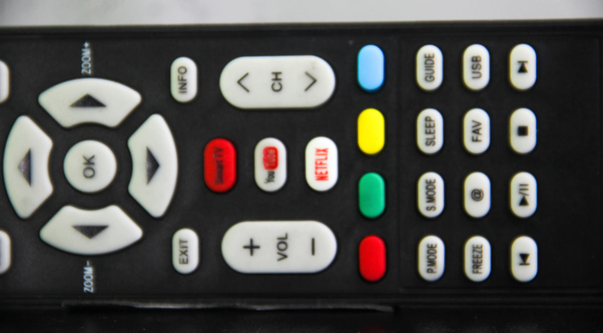 controle remoto LE-7018  modelo  compatível com Smart TVs marcas Semp e TCL