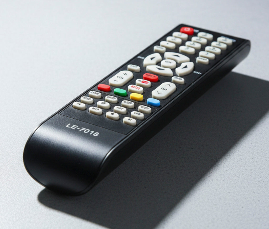 controle remoto LE-7018  modelo  compatível com Smart TVs marcas Semp e TCL