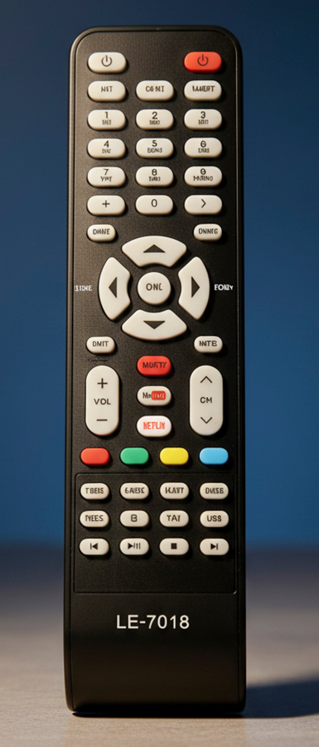 controle remoto LE-7018  modelo  compatível com Smart TVs marcas Semp e TCL