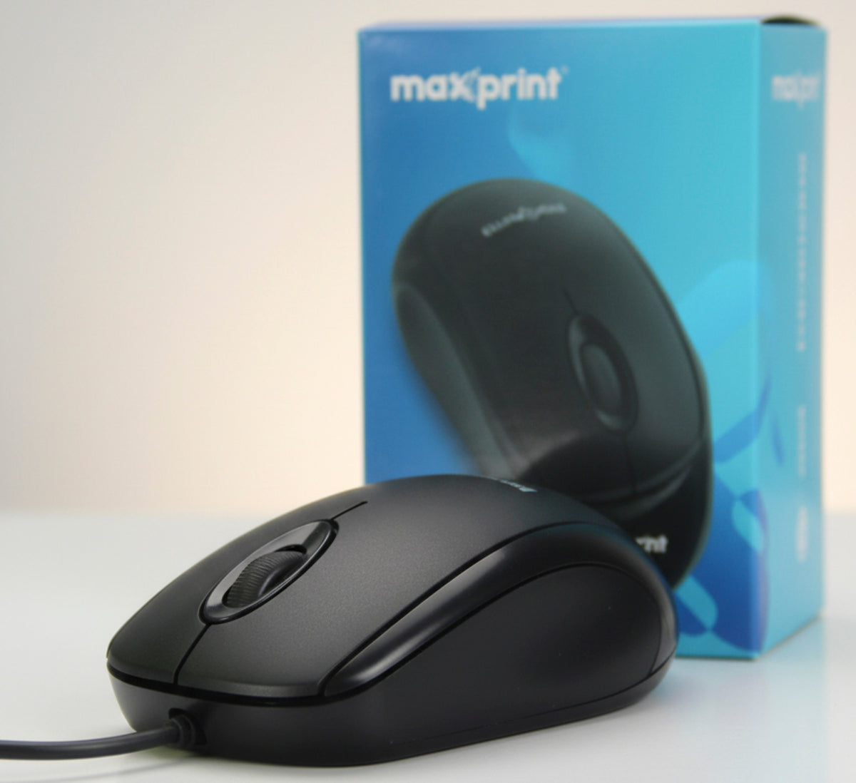 Mouse Maxprint MO1000 Com Fio USB 1200 DPI Preto