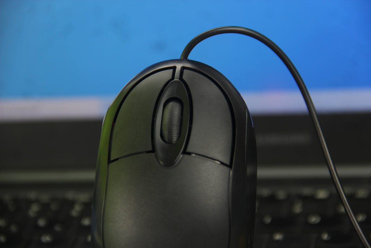 Mouse Maxprint MO1000 Com Fio USB 1200 DPI Preto