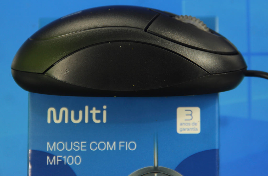 Mouse Multi MF100 Com Fio USB 1200 DPI Preto
